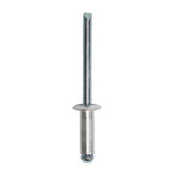 This is an image of Timco - Rivets - Dome Head - Aluminium 3.2 x 10mm - (90 PCS TIMpac) 748852P