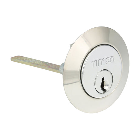 This is an image of Timco - Rim Cylinder - Chrome 32mm (1 Each Box) 765677