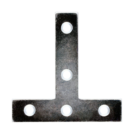 This is an image of Timco - Tee Plates - Zinc 76 x 76 x 16mm - (25 PCS Box) 76TPL