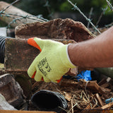 This is an image of Timco - Eco-Grip Gloves - Crinkle Latex Coated Polycotton - Multi Pack X Large (12 Pairs Bag) 770524