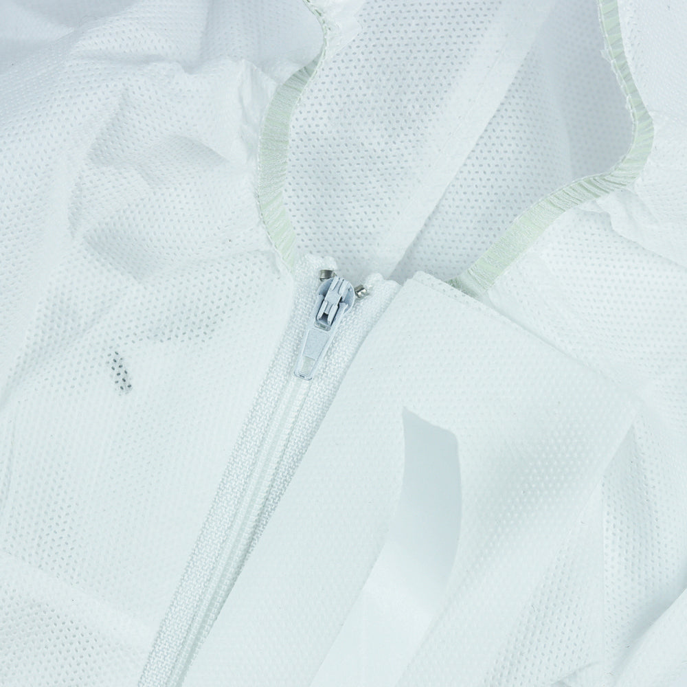 This is an image of Timco - Cat III Type 5/6 Coverall - High Risk Protection - White Large (1 Each Bag) 770633
