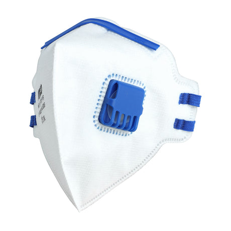 This is an image of Timco - FFP2 Fold Flat Masks with Valve One Size (3 Pieces Bag) 770737