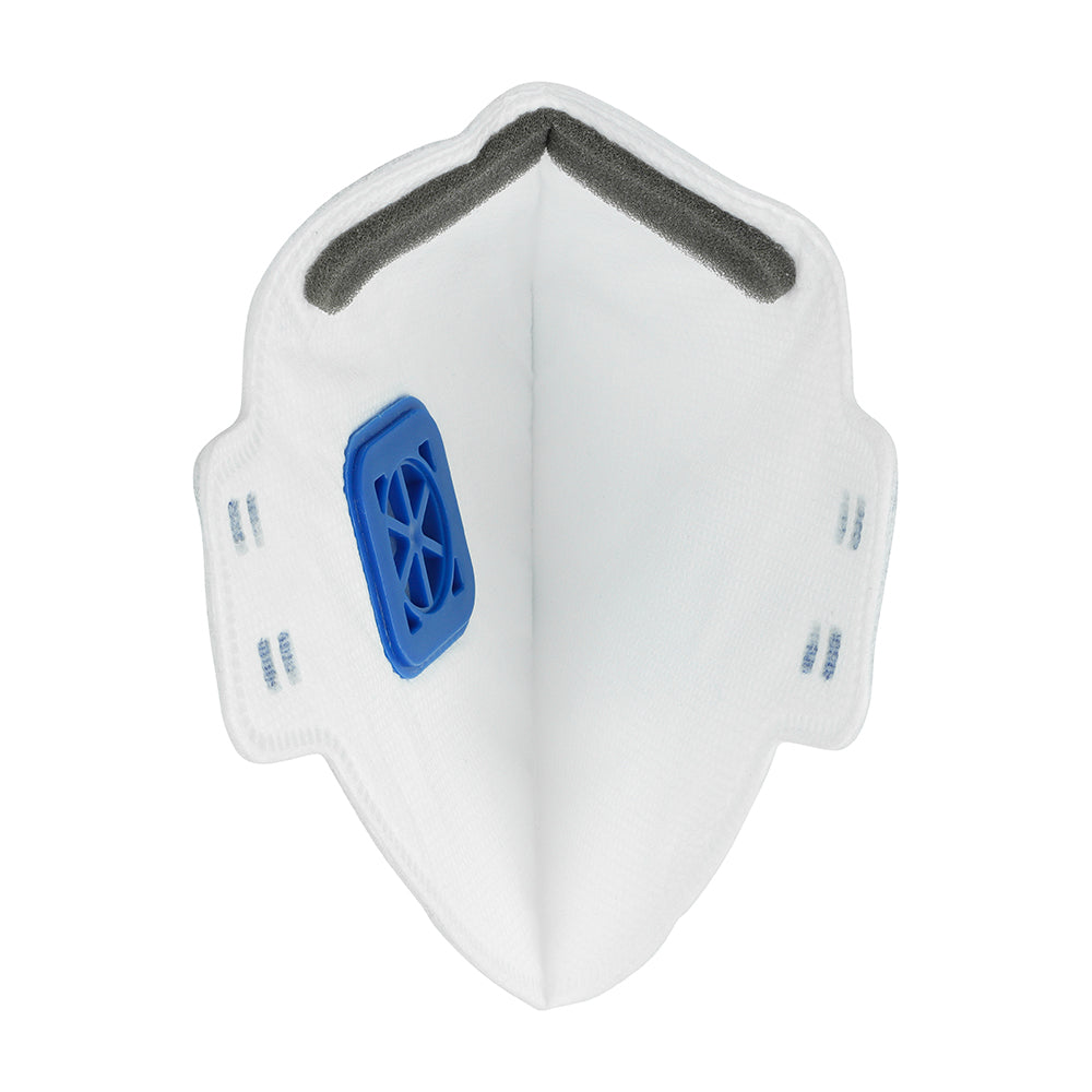 This is an image of Timco - FFP2 Fold Flat Masks with Valve One Size (3 Pieces Bag) 770737