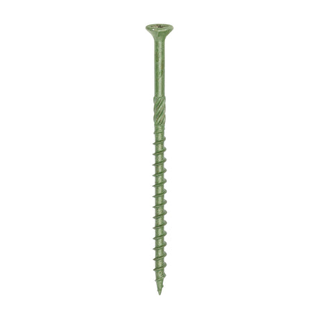 This is an image of Timco - Decking Screws - PZ - Double Countersunk - Exterior - Green 4.5 x 80 mm - (200 PCS Box) 80TDECK