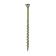 This is an image of Timco - C2 Deck-Fix Screws - TX - Countersunk with Ribs - Twin-Cut - Green 4.5 x 85 mm - (250 PCS Box) 85C2D250BX
