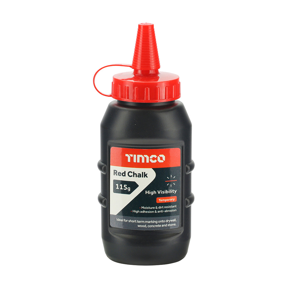This is an image of Timco - Chalk Line Set 30 x 115g (1 Each Blister Pack) 863147
