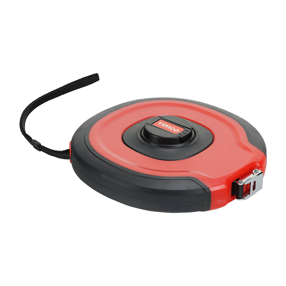 This is an image of Timco - Closed Reel Tape Measure 30m x 13mm (1 Each Blister Pack) 863654