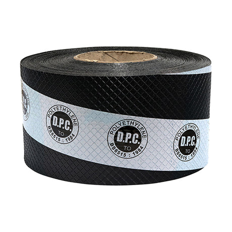 This is an image of Timco - Damp Proof Course - Black 100mm x 30m 887100