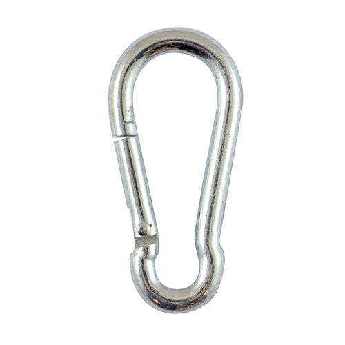 This is an image of Timco - Carbine Hooks - Zinc 8mm (5 Pieces TIMpac) 8CHP