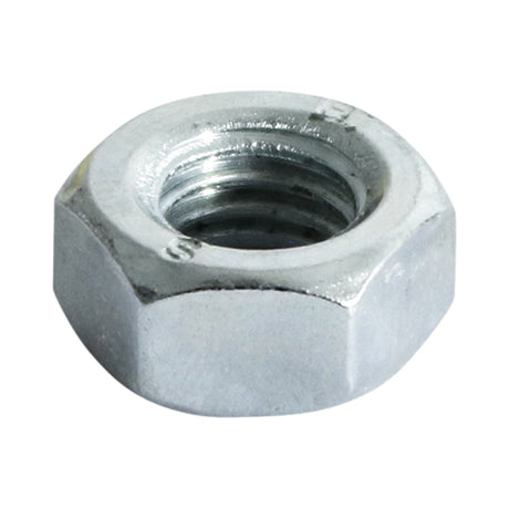 This is an image of Timco - Hex Full Nuts - Zinc M8 - (300 PCS TIMbag) 8HNUTZB