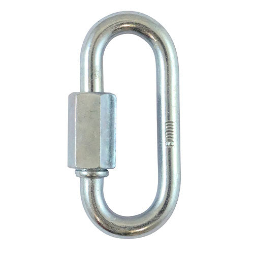 This is an image of Timco - Quick Repair Links - Zinc 8mm (5 Pieces Plain Bag) 8QLB