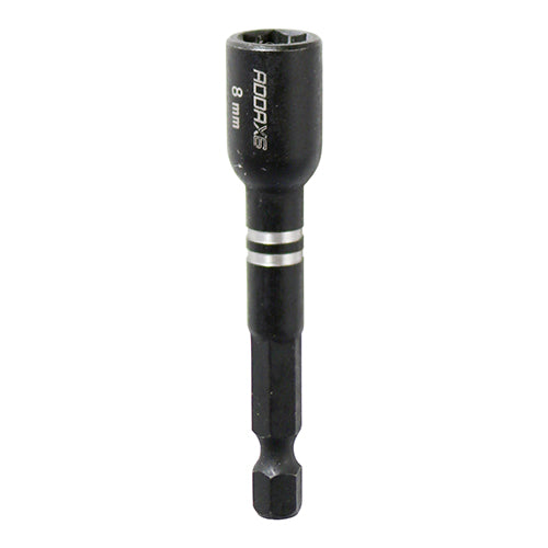 This is an image of Timco - Impact Magnetic Socket Driver 8mm x 65mm (1 Each Blister Pack) 8SDX6