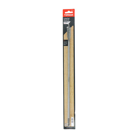 This is an image of Timco - Long Flat Wood Bit 14.0 x 400 (1 Each Blister Pack) 932276