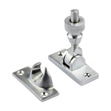This is an image of Timco - Brighton Pattern Sash Fastener - Satin Chrome 57 x 22 (1 Each TIMpac) 949064P