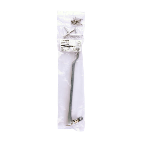 This is an image of Timco - Victorian Pattern Casement Stay - Satin Chrome 240mm (1 Each Bag) 949065