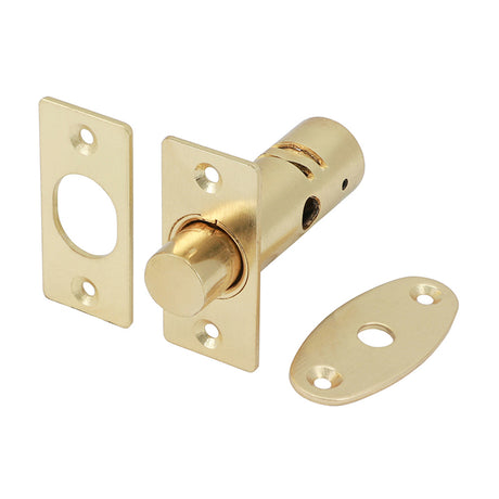 This is an image of Timco - Window Rack Bolts - Electro Brass 42mm (2 Pieces TIMpac) 949101P