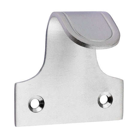This is an image of Timco - Traditional Pattern Sash Lift - Satin Chrome 52mm (1 Each Bag) 949541