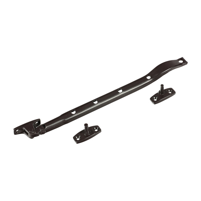This is an image of Timco - Casement Stay (900A) - Brown 250mm (1 Each Bag) 949855
