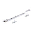 This is an image of Timco - Victorian Pattern Casement Stay - Polished Chrome 240mm (1 Each TIMpac) 949897P