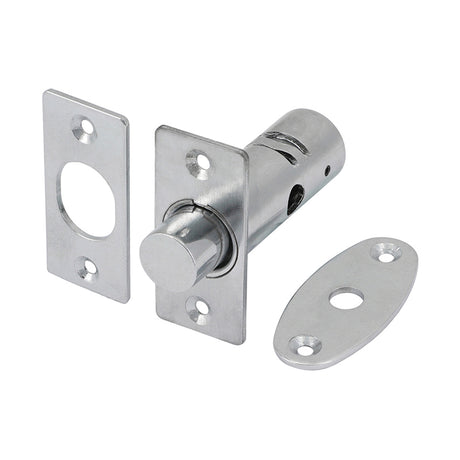 This is an image of Timco - Window Rack Bolts - Polished Chrome 42mm (2 Pieces TIMpac) 949951P