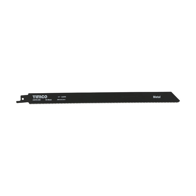 This is an image of Timco - Reciprocating Saw Blades - Metal Cutting - Bi-Metal - 280mm 280mm (5 Pieces Pack) A3018-280