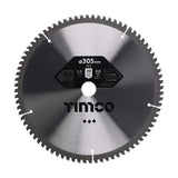 This is an image of Timco - -5Ã‚Â° Circular Saw Blade 305 x 30 x 80T (1 Each Clamshell) A3053080