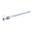 This is an image of Timco - Pair of Adjustable Band & Hook on Plates Hot Dipped Galvanised 1200mm (1 Pairs Plain Bag) ABH1200G