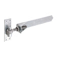 This is an image of Timco - Pair of Adjustable Band & Hook on Plates Hot Dipped Galvanised 350mm (1 Pairs Plain Bag) ABH350G