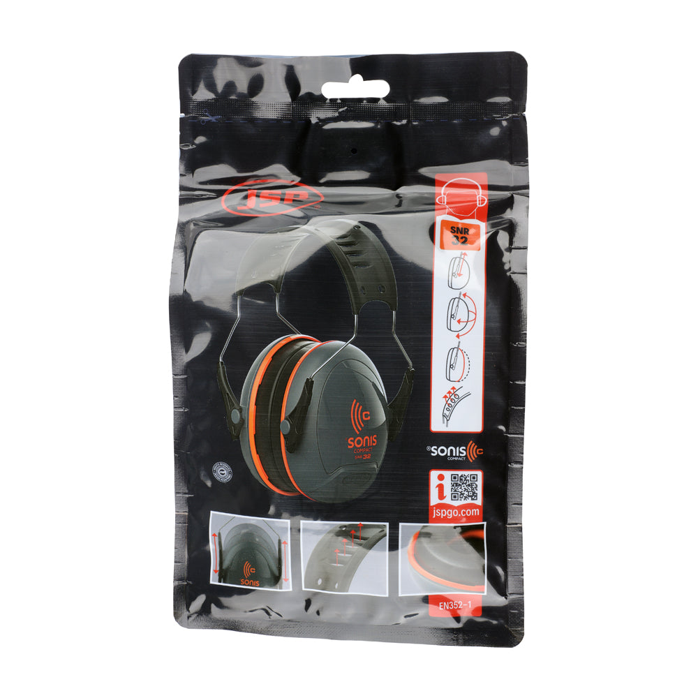 This is an image of Timco - SonisÃƒÆ’Ã†â€™Ã¢â€šÂ¬Ã…Â¡Ã‚Â® Compact Ear Defenders - 32dB SNR 32dB SNR (1 Each Bag) AEB0300AY000