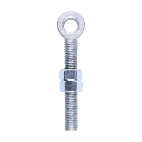 This is an image of Timco - Adjustable Gate Eye with Nuts - Hot Dipped Galvanised M19 x 150 (1 Each Unit) AGE19150GEA