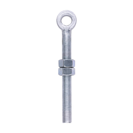 This is an image of Timco - Adjustable Gate Eye with Nuts - Hot Dipped Galvanised M19 x 200 (1 Each Unit) AGE19200GEA