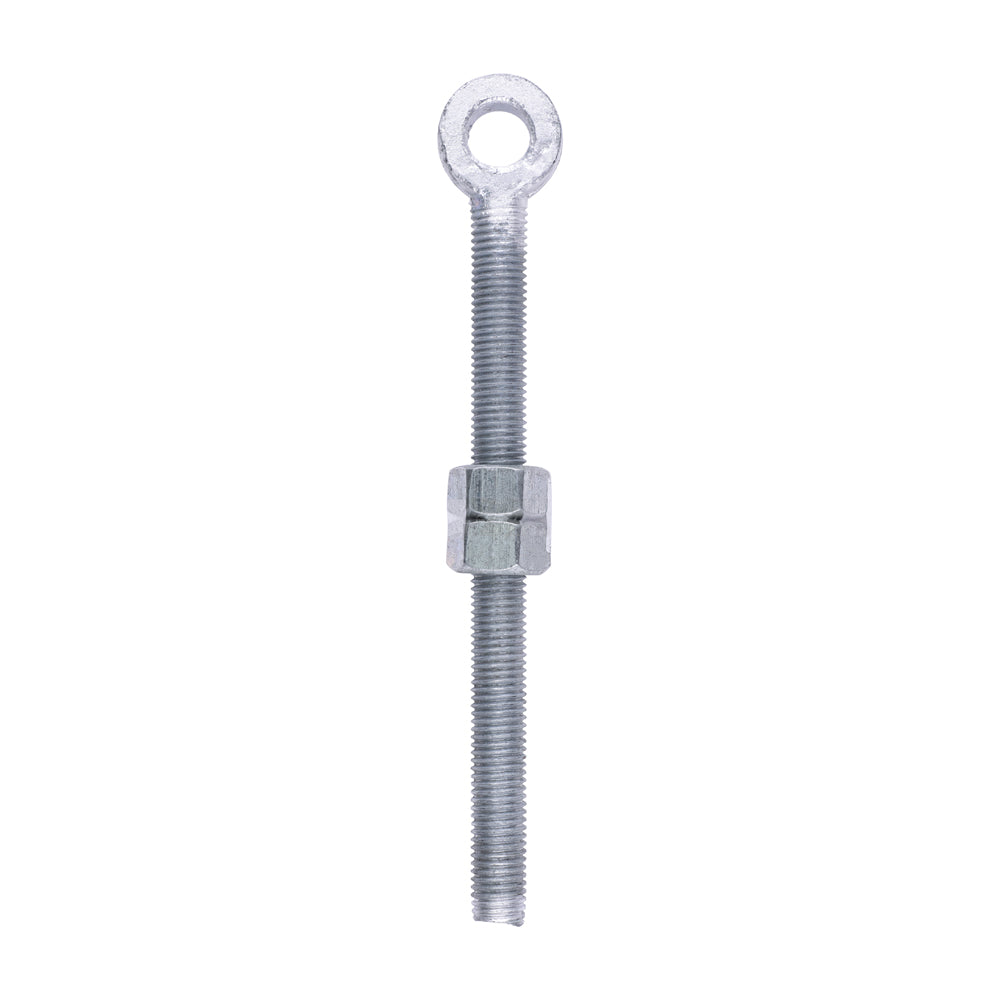 This is an image of Timco - Adjustable Gate Eye with Nuts - Hot Dipped Galvanised M19 x 250 (1 Each Unit) AGE19250GEA