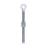 This is an image of Timco - Adjustable Gate Eye with Nuts - Hot Dipped Galvanised M19 x 250 (1 Each Unit) AGE19250GEA