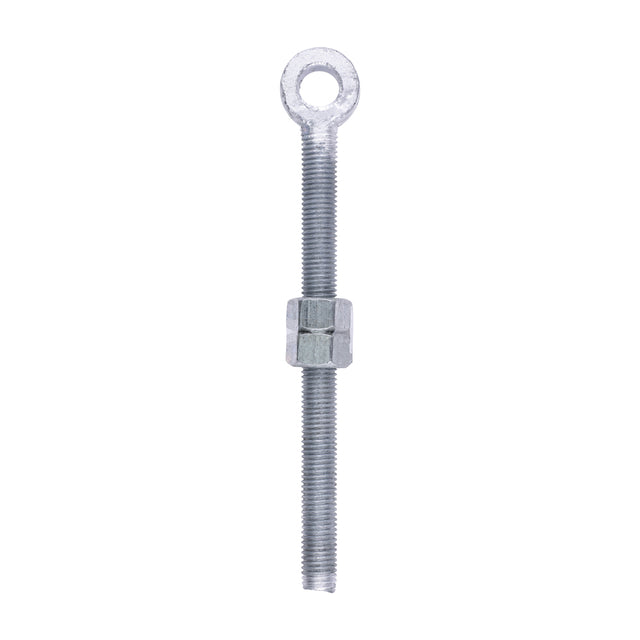 This is an image of Timco - Adjustable Gate Eye with Nuts - Hot Dipped Galvanised M19 x 250 (1 Each Unit) AGE19250GEA