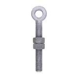 This is an image of Timco - Adjustable Gate Eye with Nuts - Hot Dipped Galvanised M22 x 150 (1 Each Unit) AGE22150GEA
