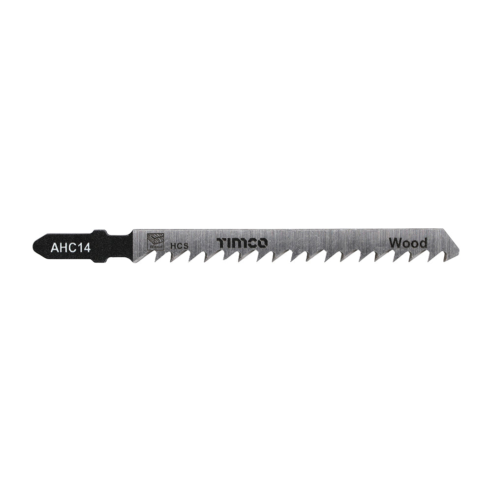 This is an image of Timco - Jigsaw Blades - Wood Cutting - HCS Blades - T101D T101D (5 Pieces Pack) AHC14