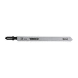 This is an image of Timco - Jigsaw Blades - Metal Cutting - HSS Blades - T318B T318B (5 Pieces Pack) AMG32