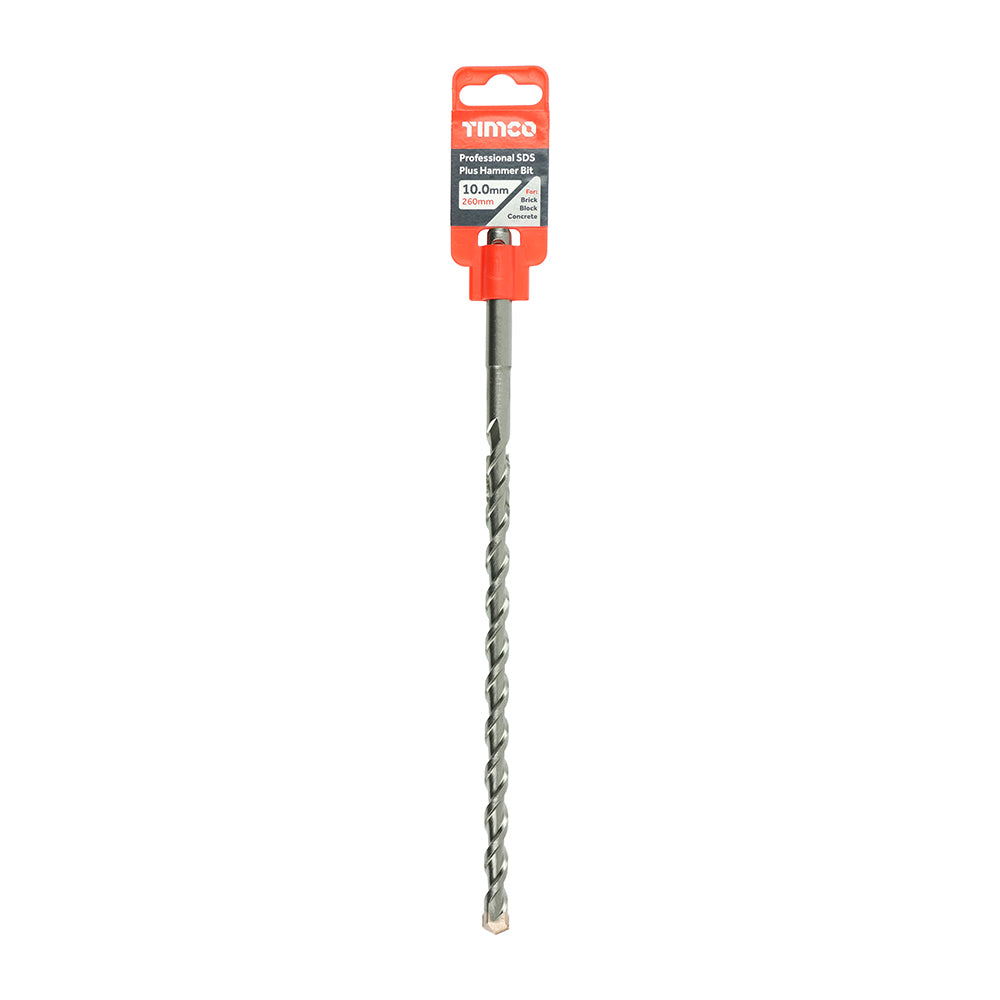 This is an image of Timco - Professional SDS Plus Hammer Bit 10.0 x 260 (1 Each Clip) AP10260