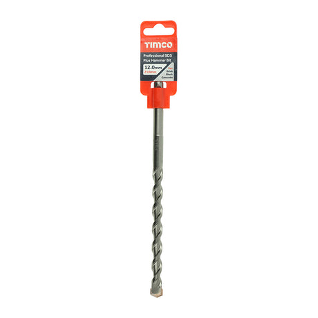 This is an image of Timco - Professional SDS Plus Hammer Bit 12.0 x 210 (1 Each Clip) AP12210