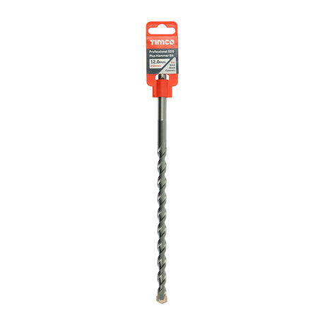 This is an image of Timco - Professional SDS Plus Hammer Bit 12.0 x 260 (1 Each Clip) AP12260
