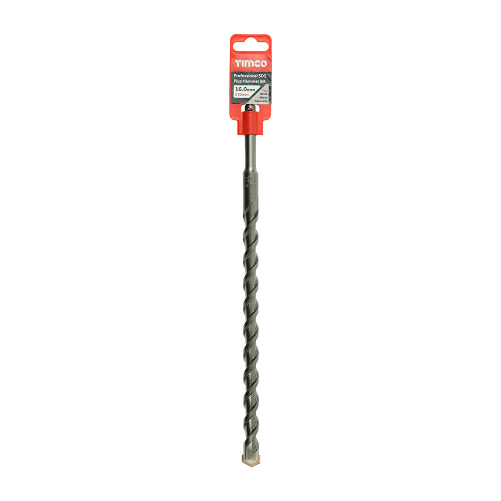 This is an image of Timco - Professional SDS Plus Hammer Bit 16.0 x 310 (1 Each Clip) AP16310