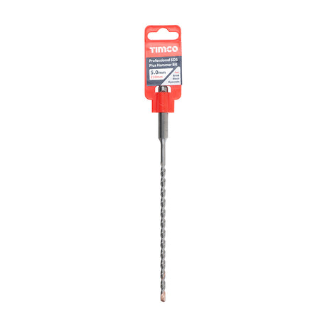 This is an image of Timco - Professional SDS Plus Hammer Bit 5.0 x 210 (1 Each Clip) AP5210