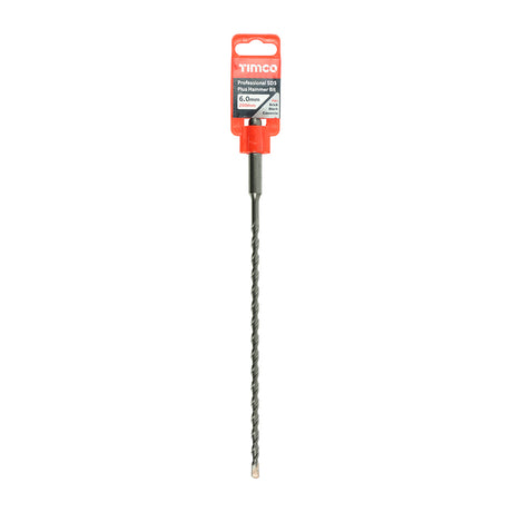 This is an image of Timco - Professional SDS Plus Hammer Bit 6.0 x 260 (1 Each Clip) AP6260
