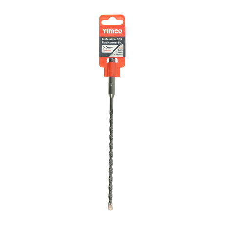 This is an image of Timco - Professional SDS Plus Hammer Bit 6.5 x 210 (1 Each Clip) AP65210