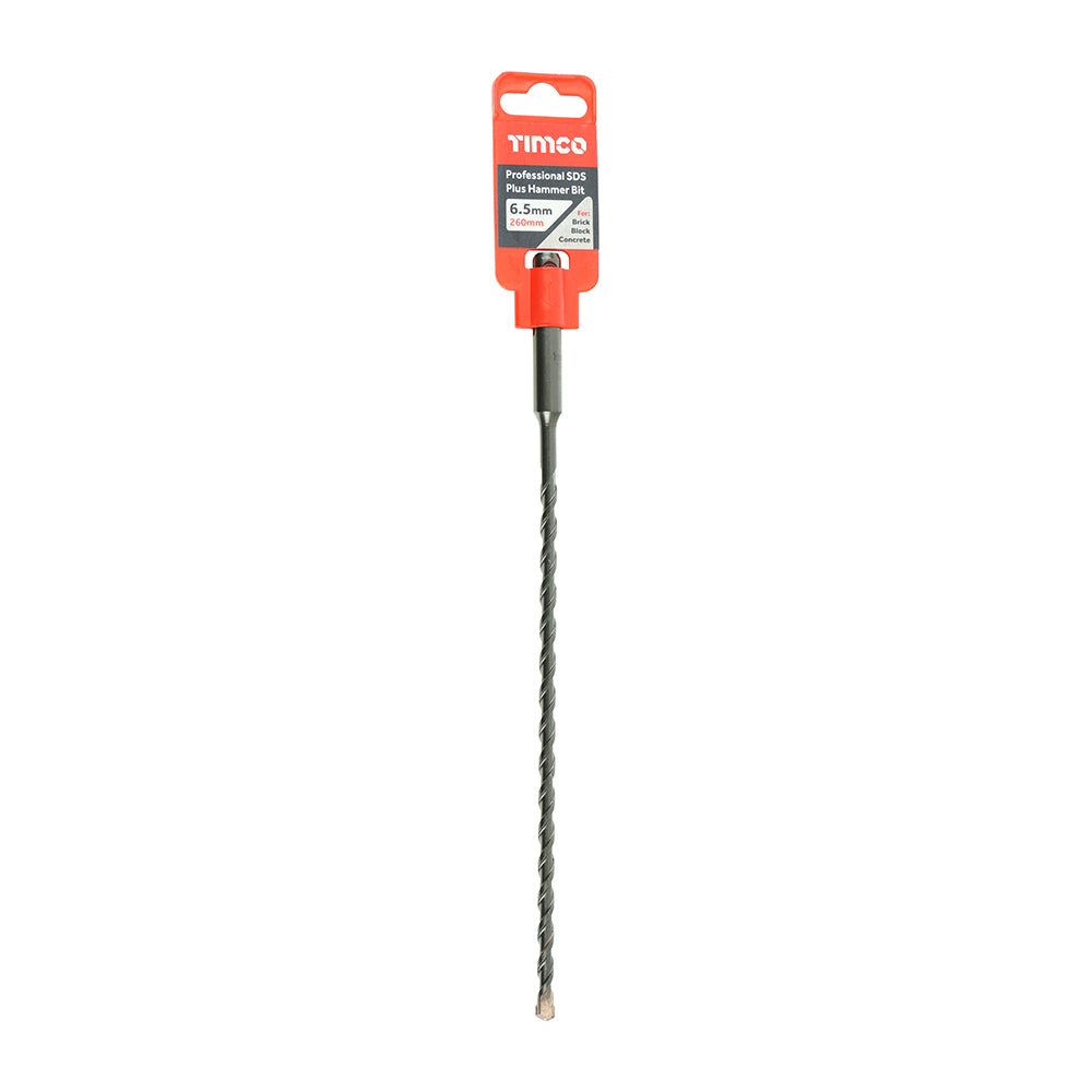This is an image of Timco - Professional SDS Plus Hammer Bit 6.5 x 260 (1 Each Clip) AP65260
