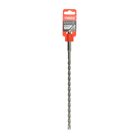 This is an image of Timco - Professional SDS Plus Hammer Bit 8.0 x 260 (1 Each Clip) AP8260
