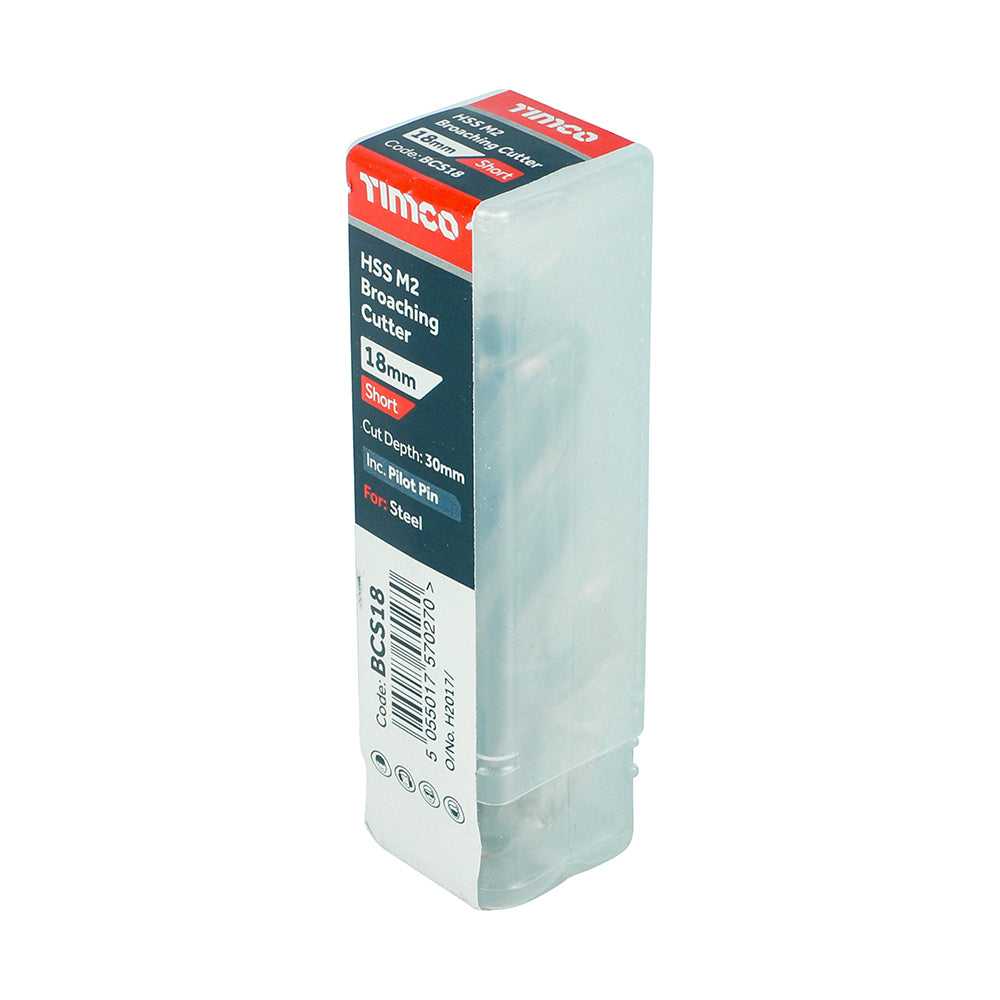 This is an image of Timco - Broaching Cutter - Short 18 x 30 (1 Each Box) BCS18