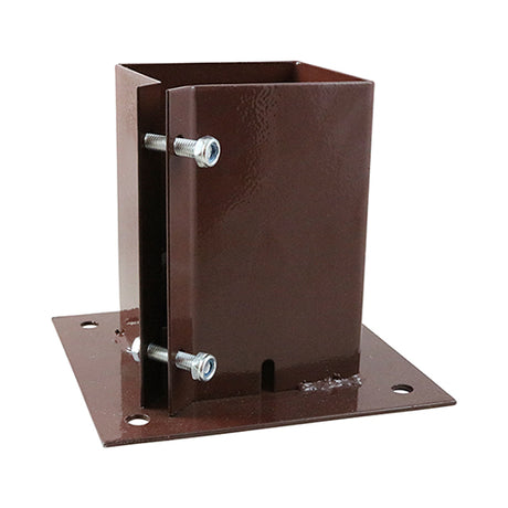 This is an image of Timco - Bolt Down Shoe - Bolt Secure - Oxide Red 75mm BDB75