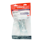 This is an image of Timco - Secure Bolt On Hasp & Staple - Heavy Duty - Hot Dipped Galvanised 10" (1 Each TIMbag) BHS10GP