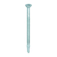 This is an image of Timco - Metal Construction Timber to Light Section Screws - Countersunk - Wing-Tip - Self-Drilling - Bi-Metal - Exterior - Silver Organic 5.5 x 85mm - (100 PCS Box) BMLW85
